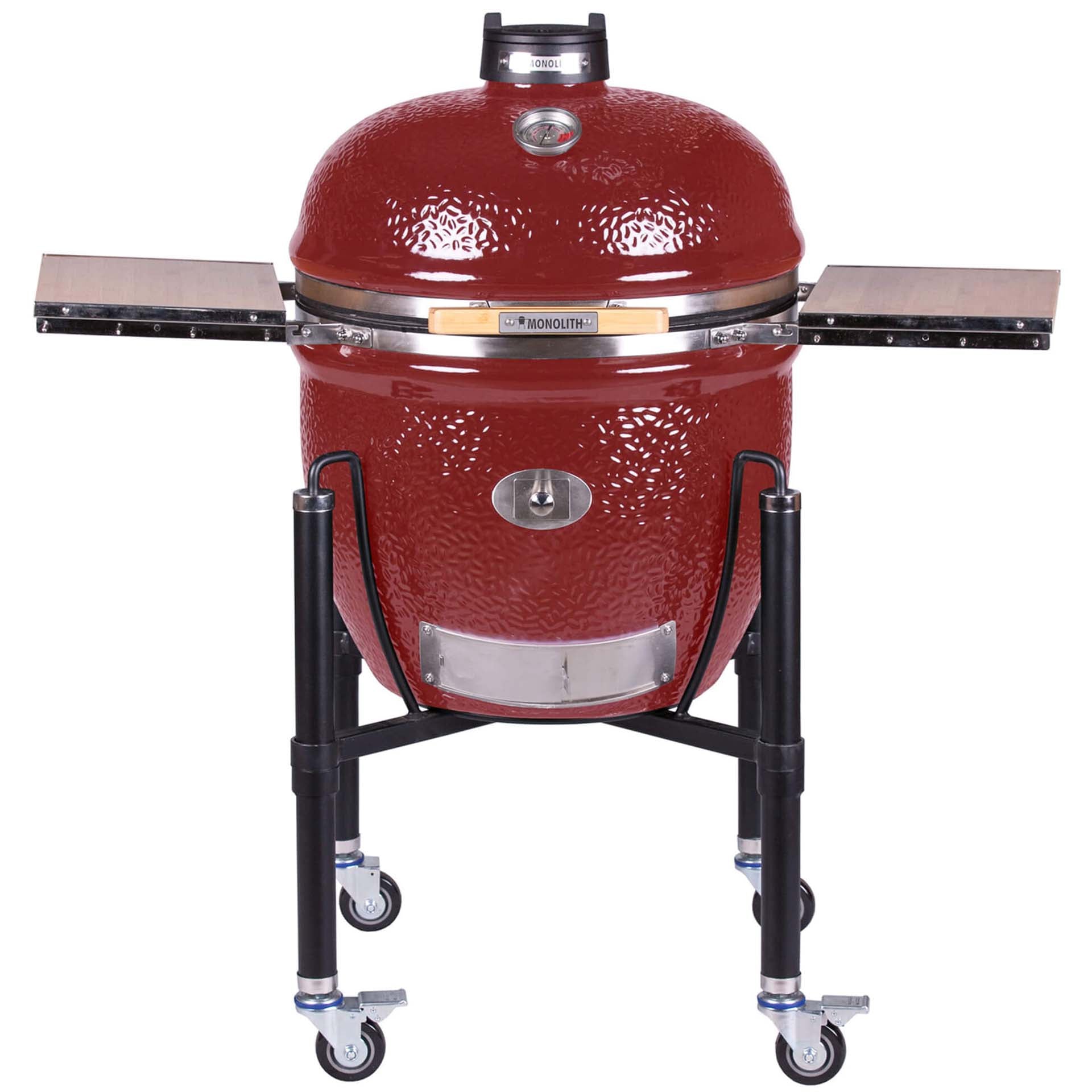 MONOLITH LeCHEF PRO-Serie 2.0 - mit Gestell und Seitentischen MONOLITH Red - Flammerando