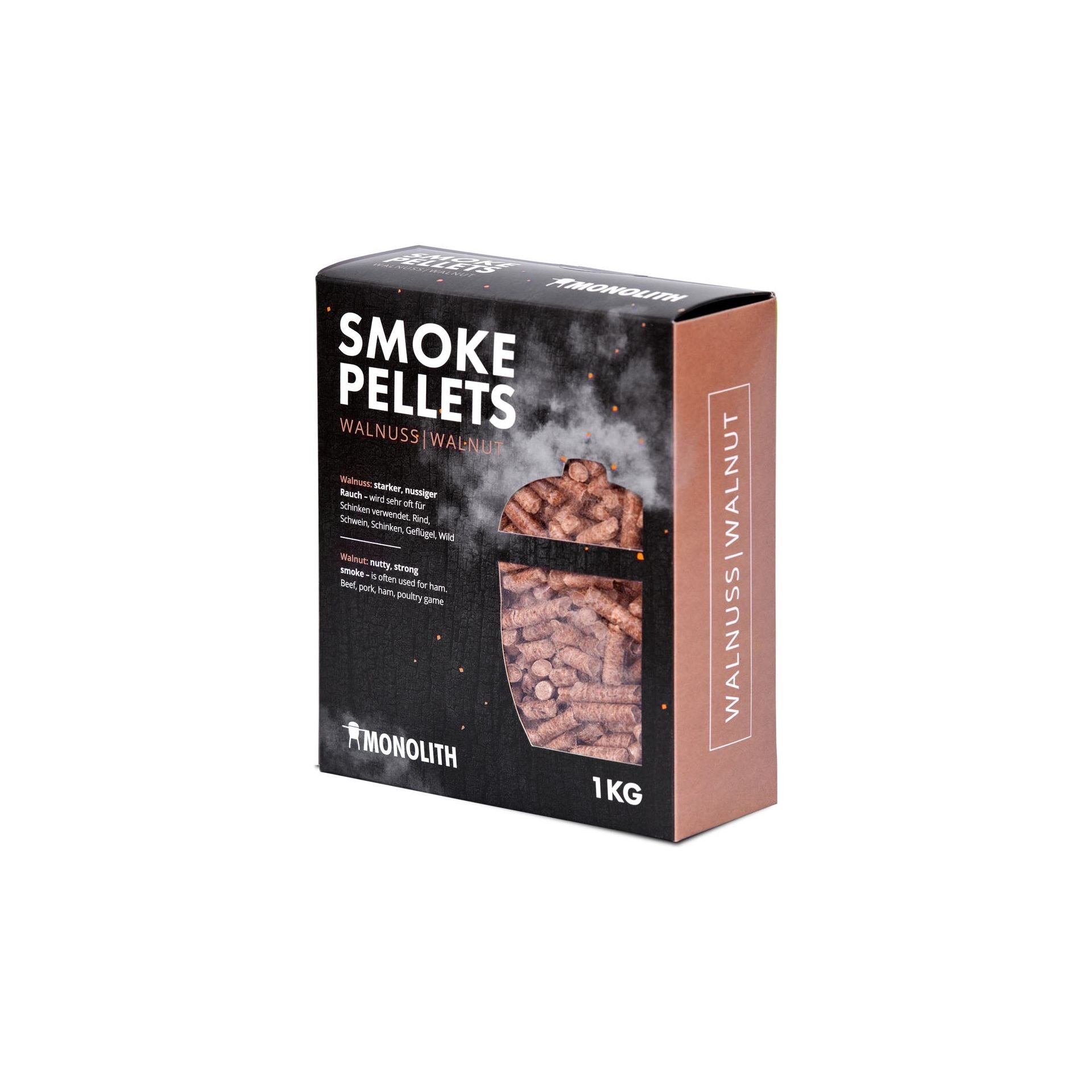 MONOLITH Smokepellets 1 kg - Walnuss MONOLITH - Flammerando