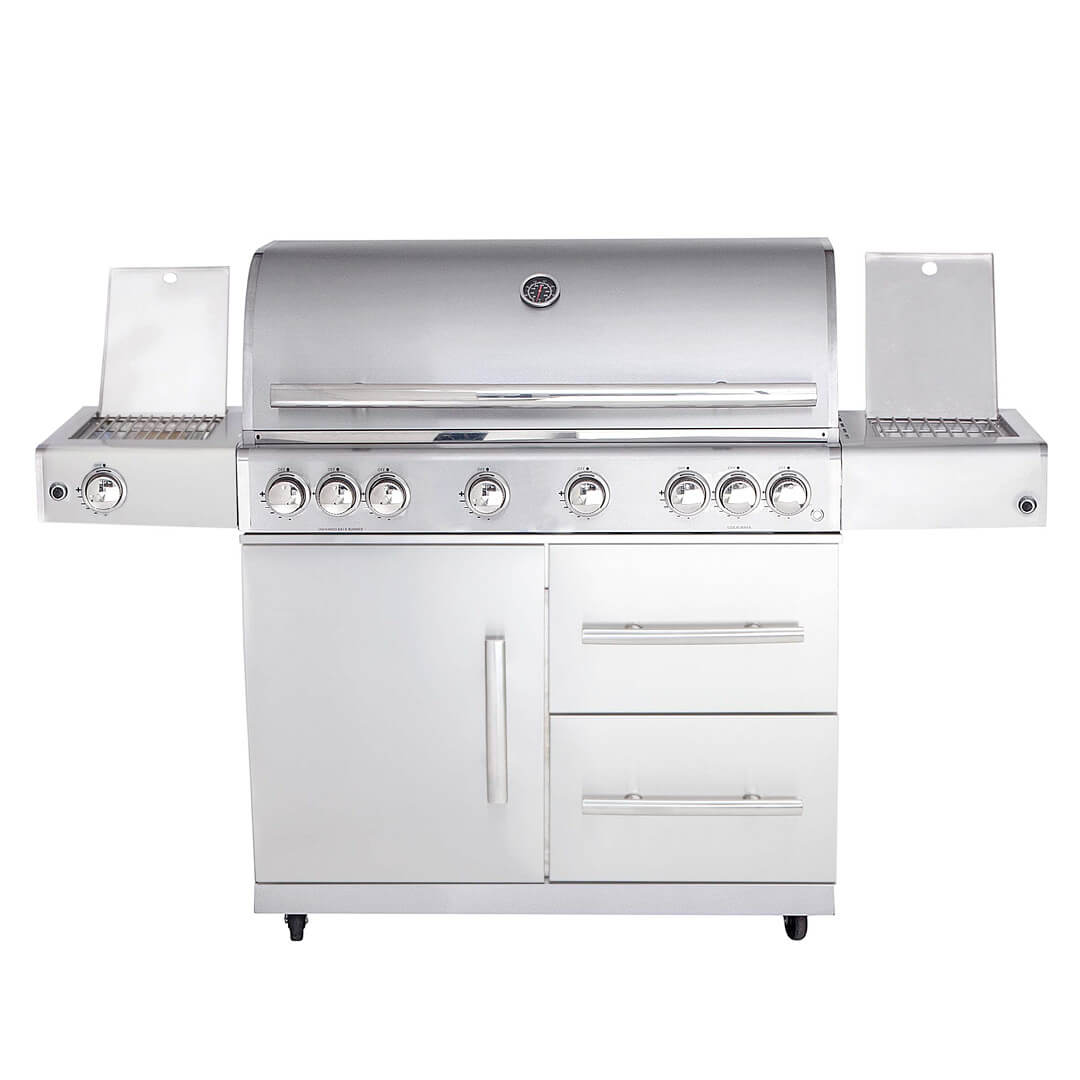 ALLGRILL Topline Chef Grundmodell + Steakzone + Air System + Schubladensystem  ALLGRILL XL   - Flammerando